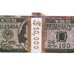 $10,000 Clutch Purse Evening Bag Embedded with Beads and Sequins